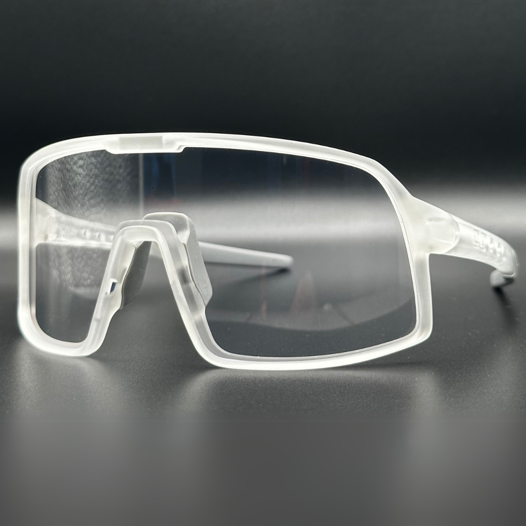 Eastern Outer Mojave sunglasses with photochromic lenses, vapor-colored frames, and sleek design, shown from the main angle.