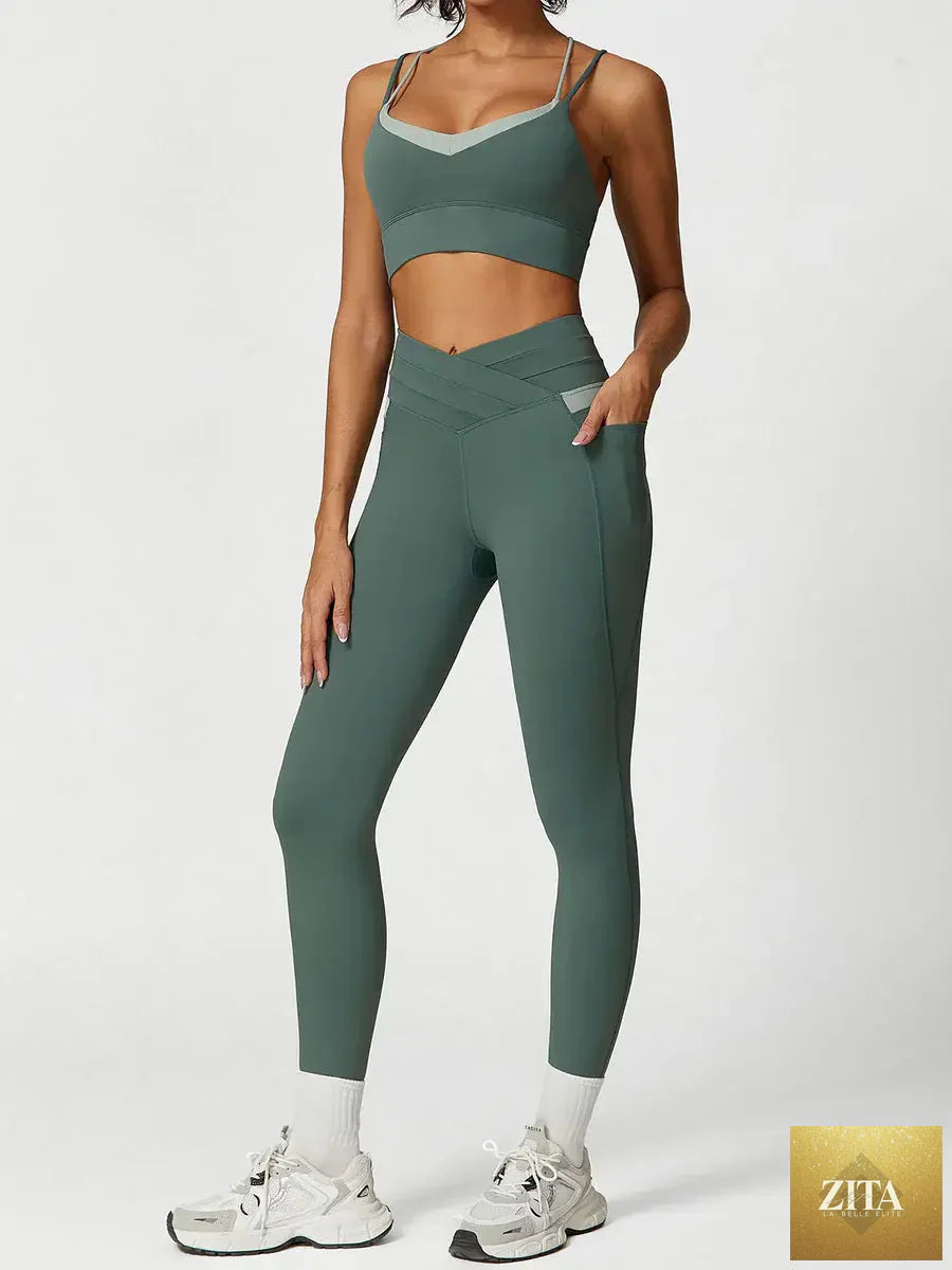 Contour Flex Two-Tone Leggings