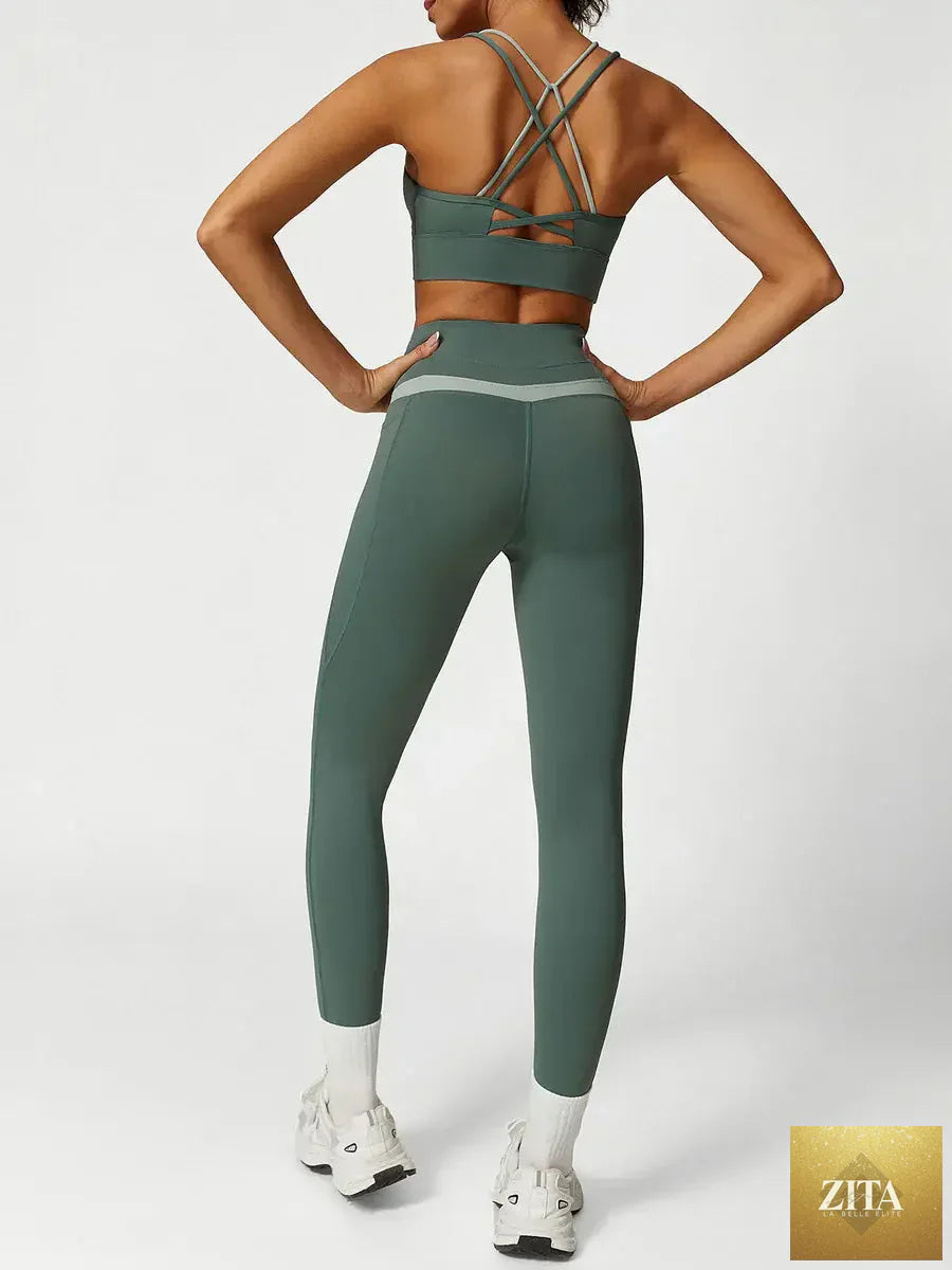 Contour Flex Two-Tone Leggings