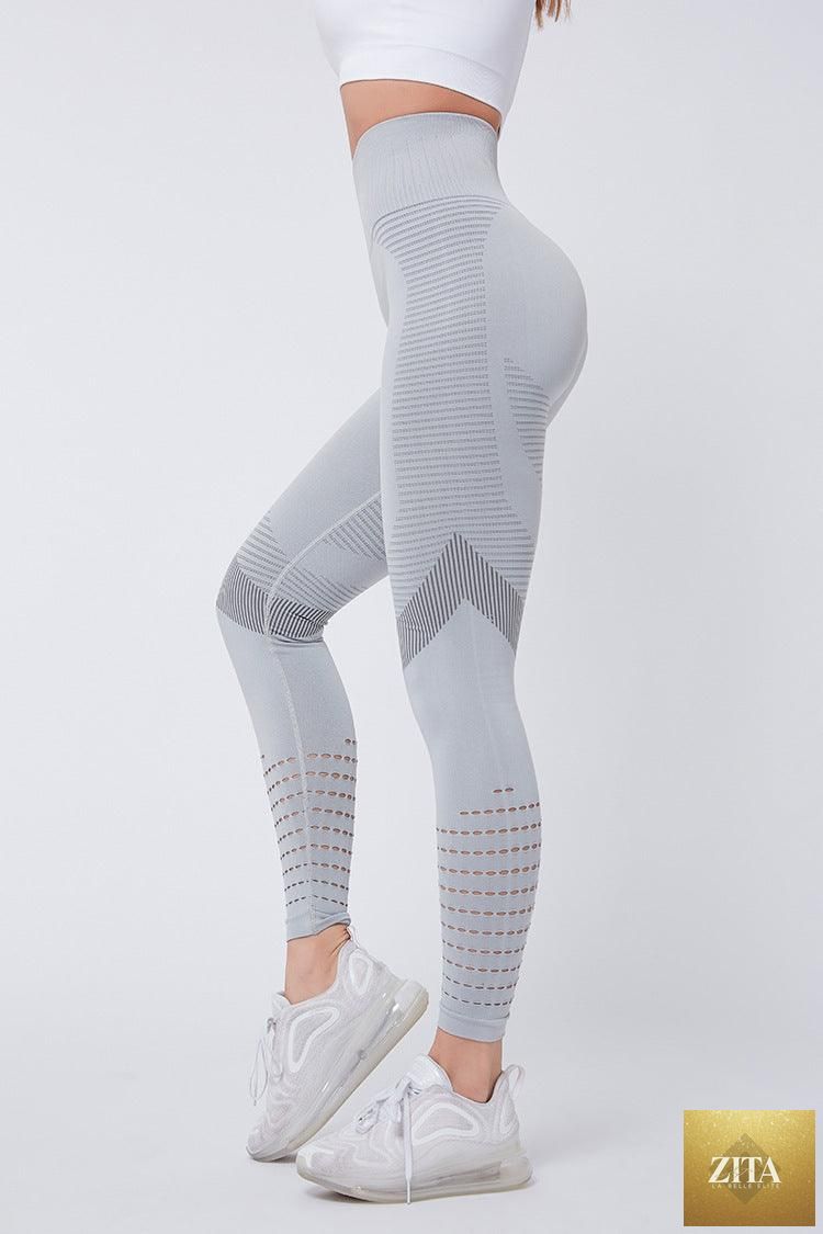 Women Mesh Leggings High Waist Seamless Fitness Leggings Fashion Female Gym Workout Leggings Seamless Gym Running Stylish Tight Athletic Leggings Soft Active Legging For Women