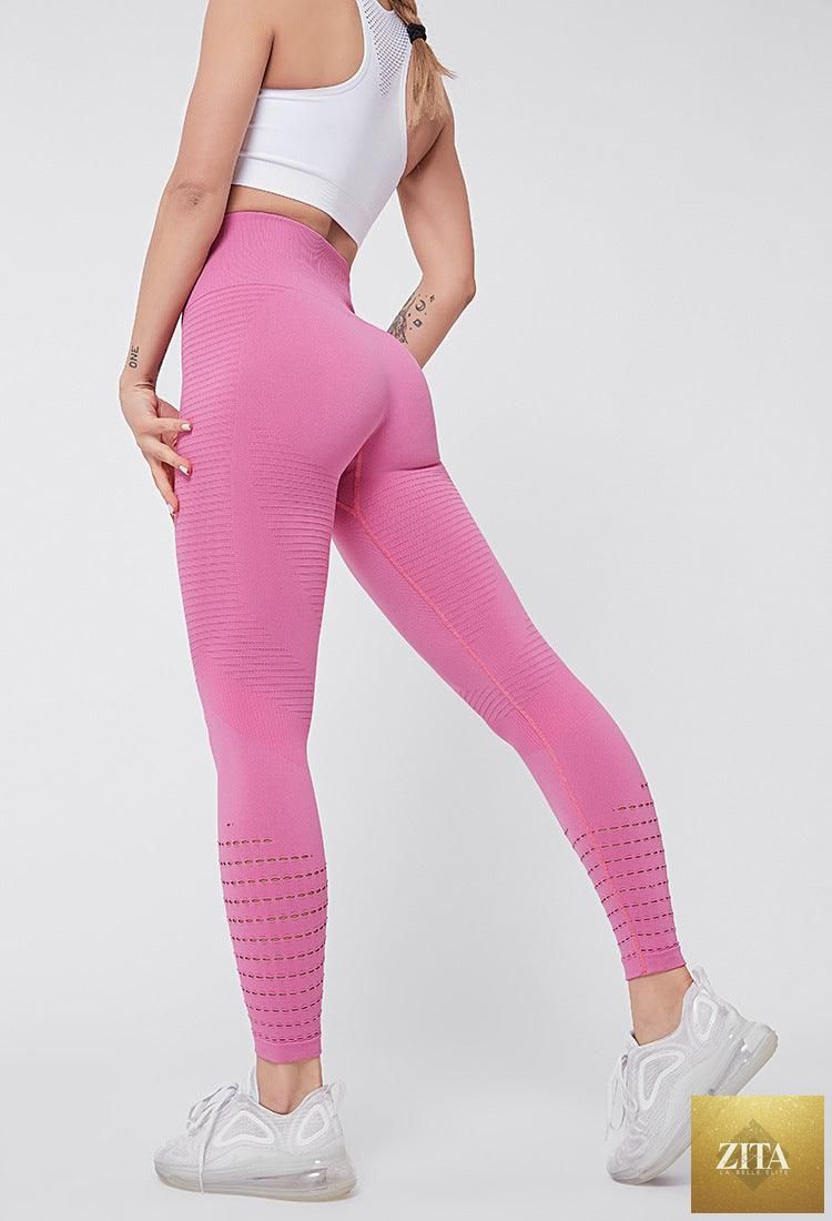 Women Mesh Leggings High Waist Seamless Fitness Leggings Fashion Female Gym Workout Leggings Seamless Gym Running Stylish Tight Athletic Leggings Soft Active Legging For Women